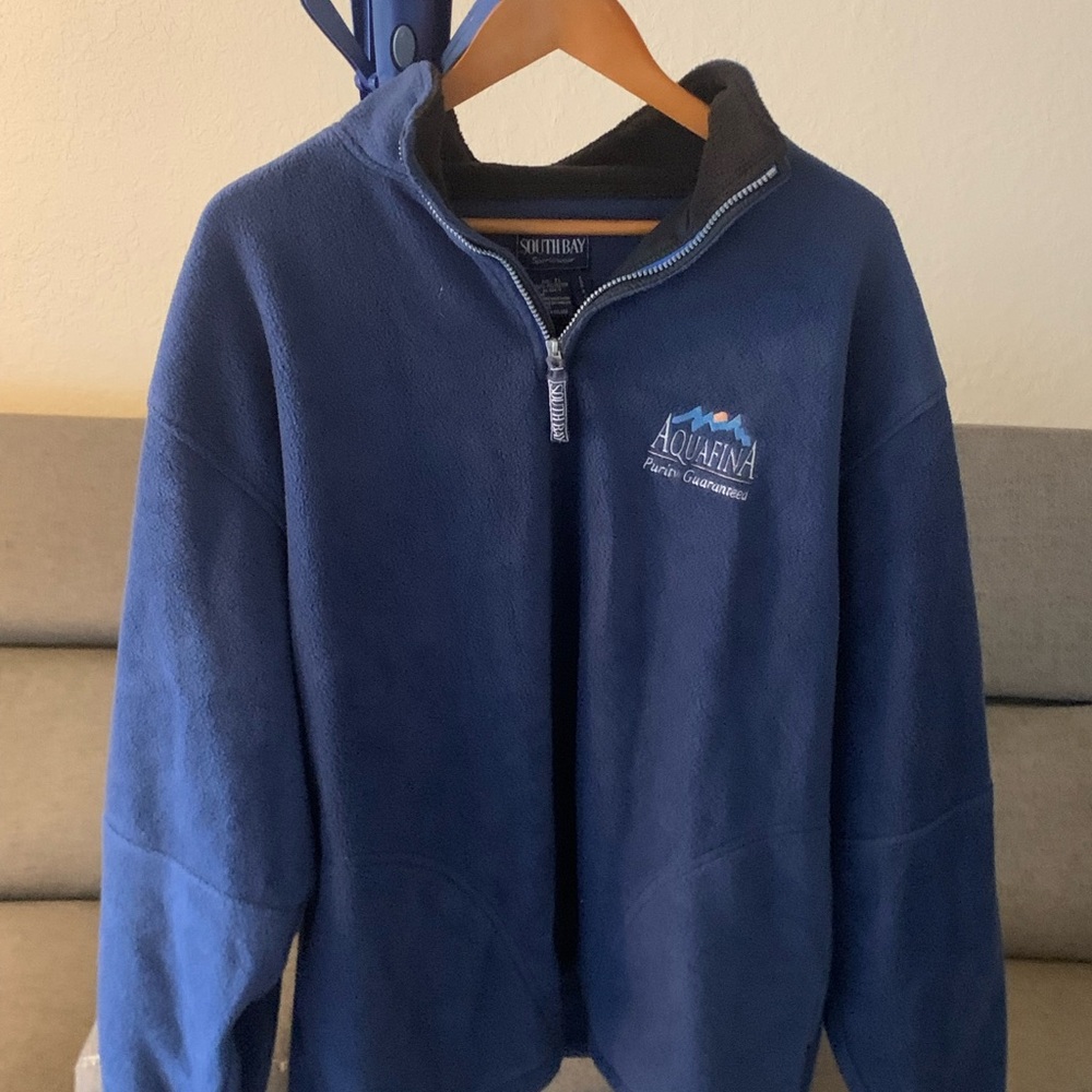 Men’s XL Fleece Pullover - Aquafina Branded -  made by South Bay Sportswear